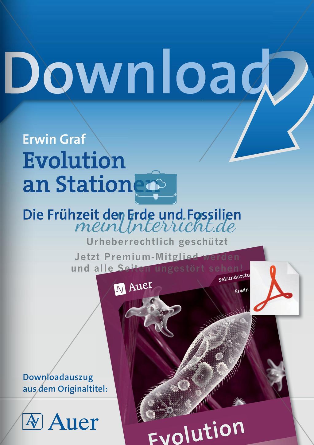 Evolution an Stationen - Die Frühzeit der Erde und Fossilien Preview 1