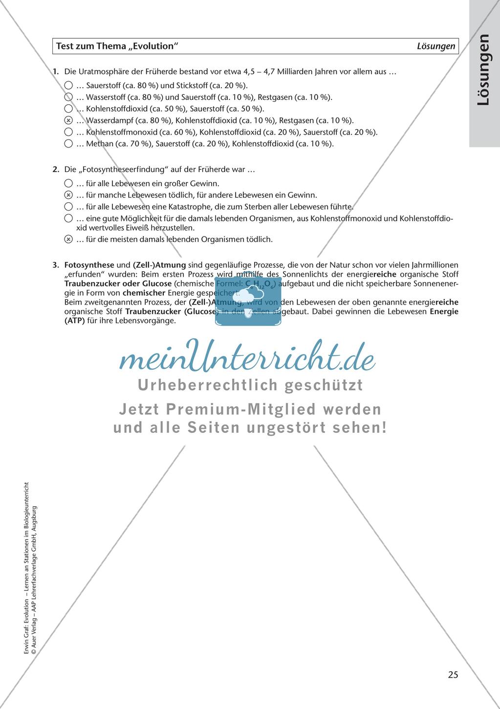 Evolution an Stationen - Die Frühzeit der Erde und Fossilien Preview 27
