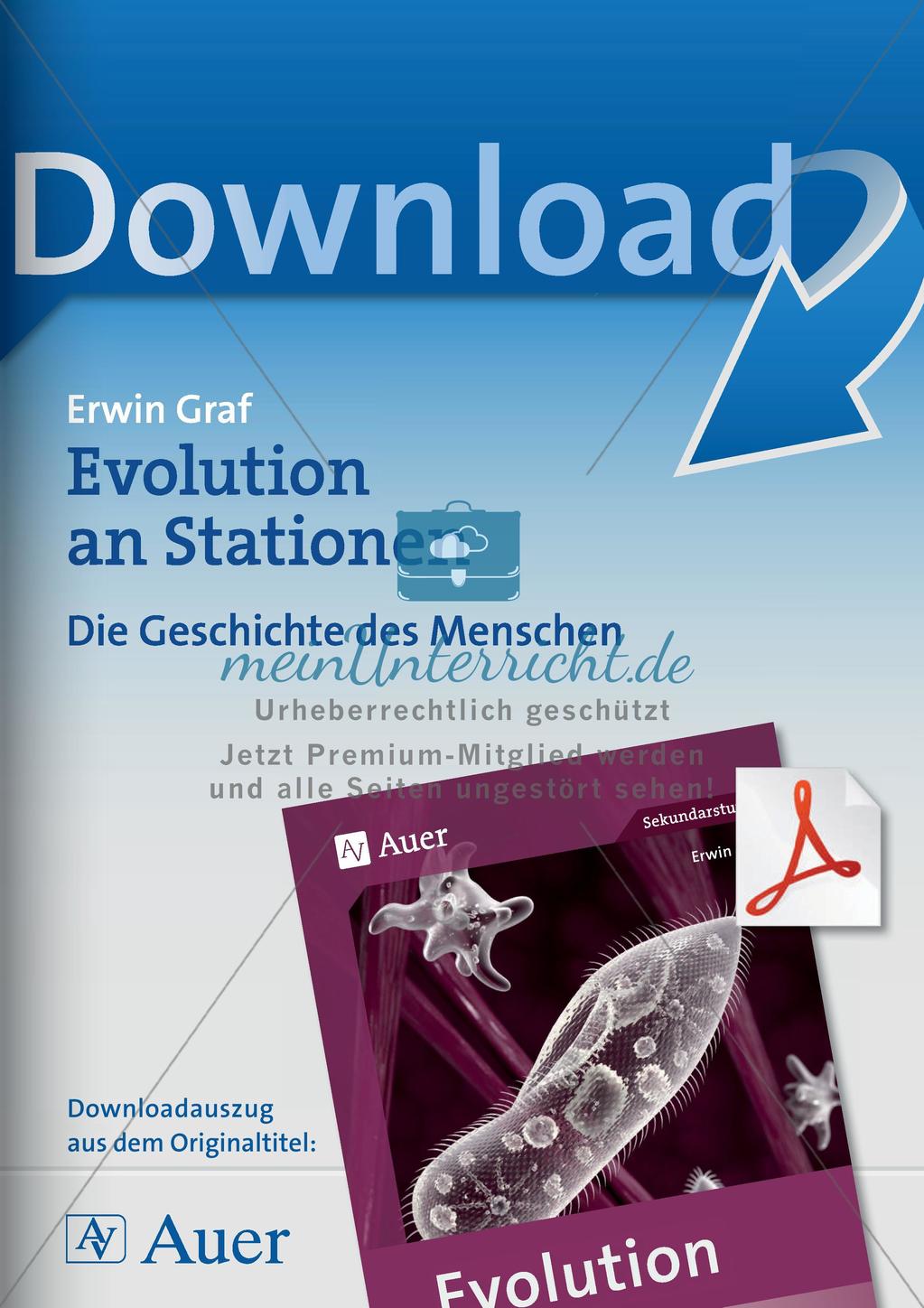 Evolution an Stationen - Die Geschichte des Menschen Preview 1