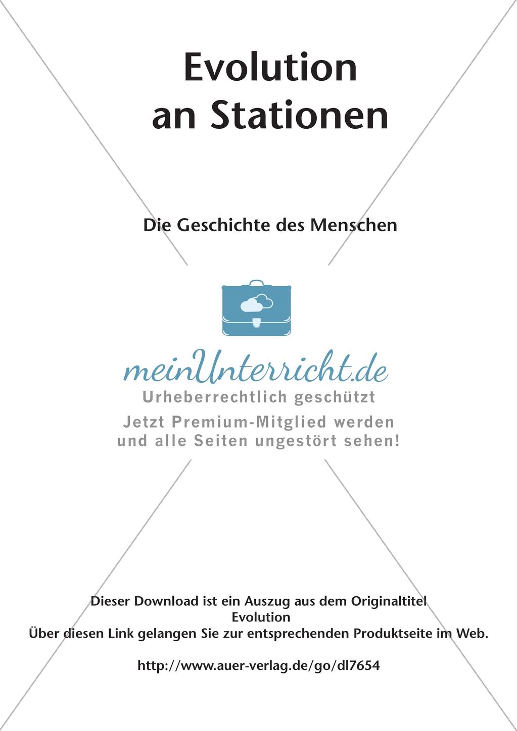 Evolution an Stationen - Die Geschichte des Menschen Preview 2