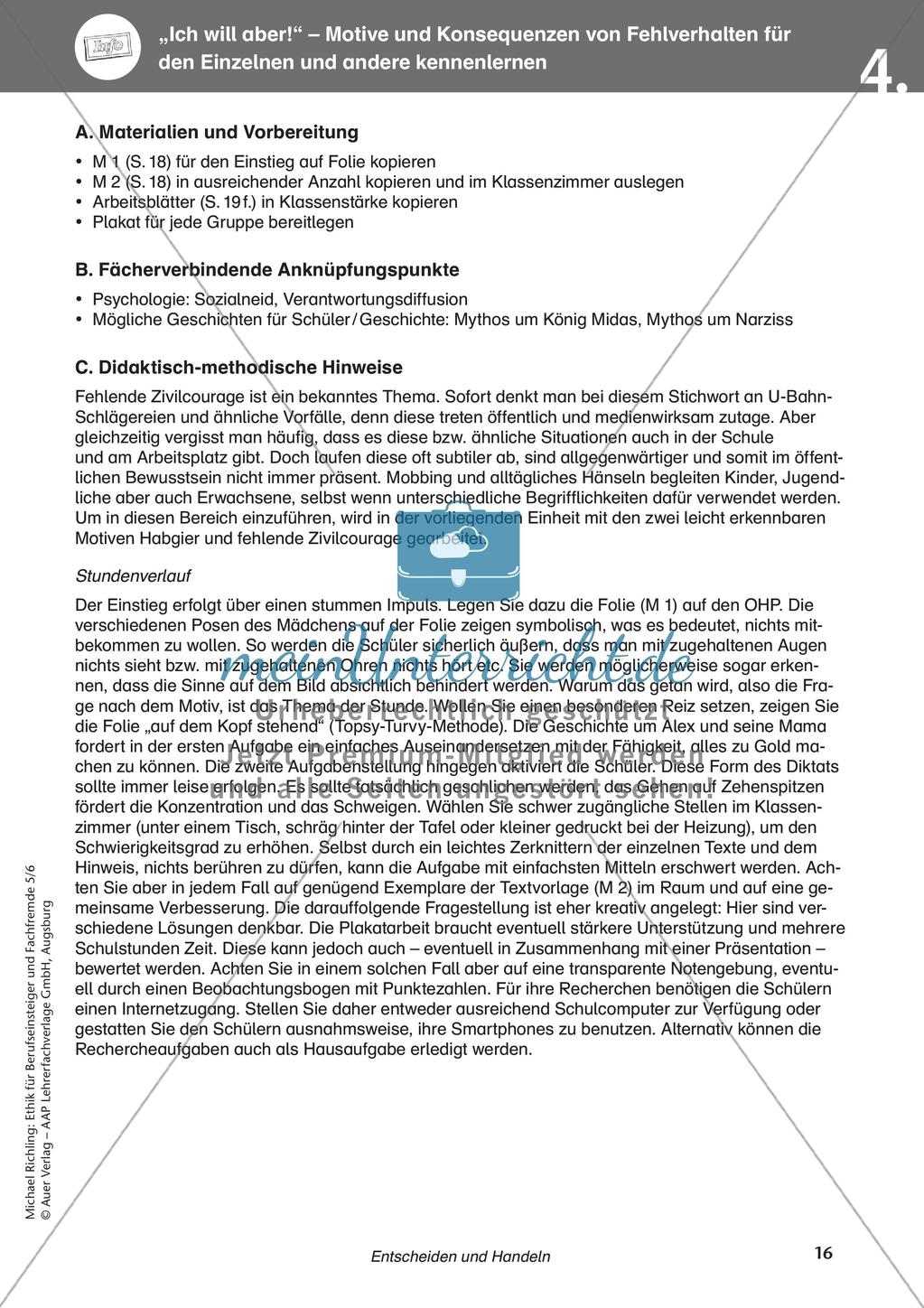 Ethik für Berufseinsteiger und Fachfremde: Entscheiden und Handeln Preview 18