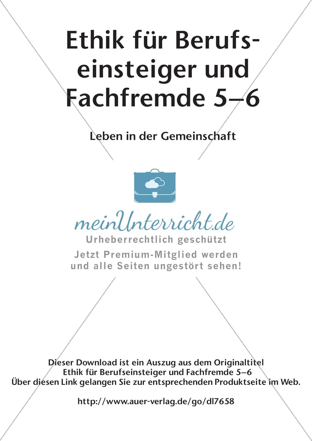 Ethik für Berufseinsteiger und Fachfremde: Leben in der Gemeinschaft Preview 2
