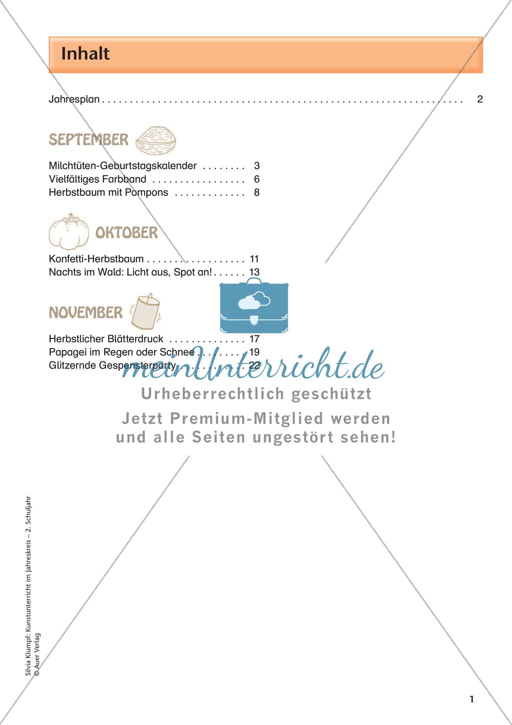 Kunst im Jahreskreis 2: Herbst Preview 3