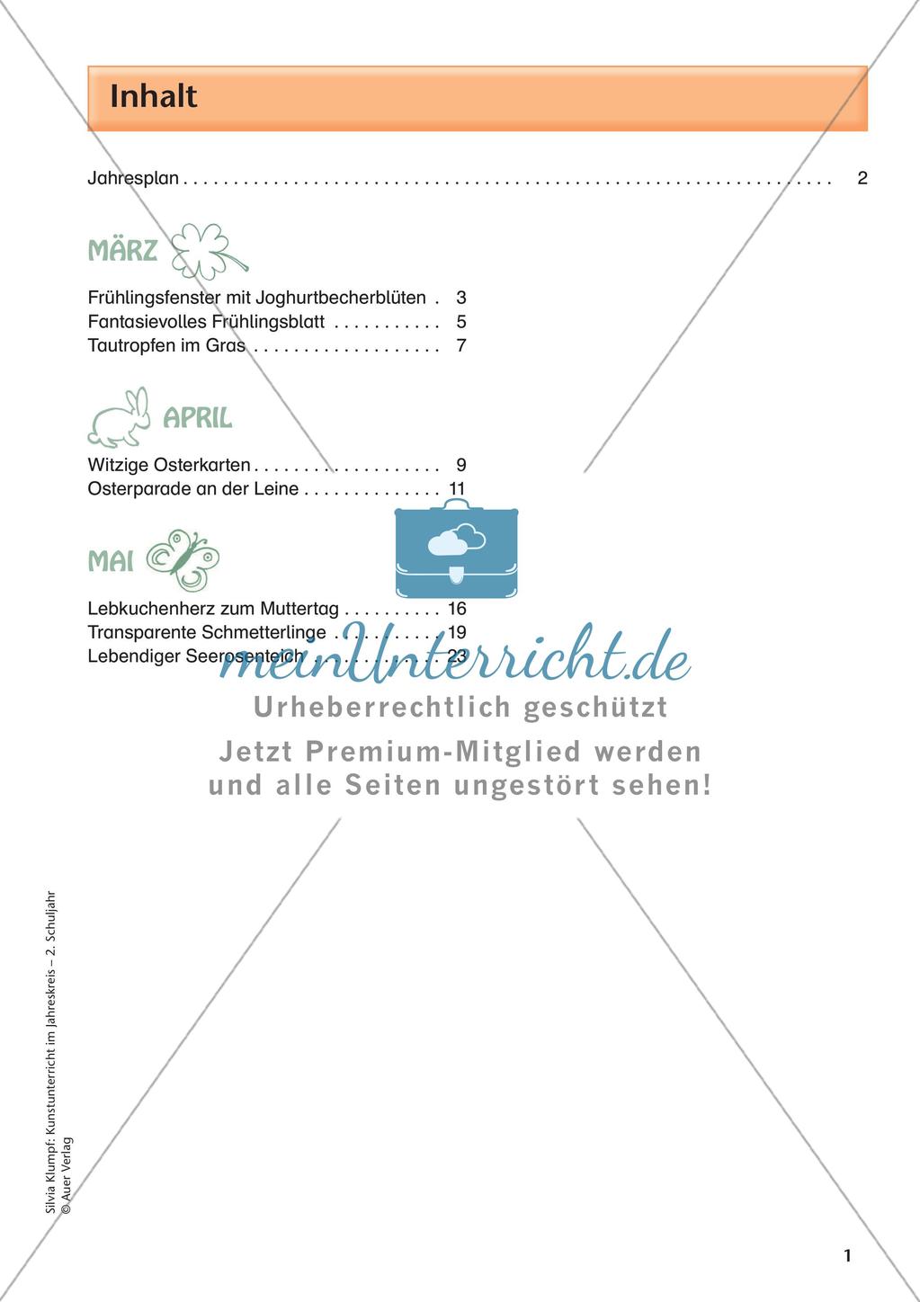 Kunst im Jahreskreis 2: Frühling Preview 3