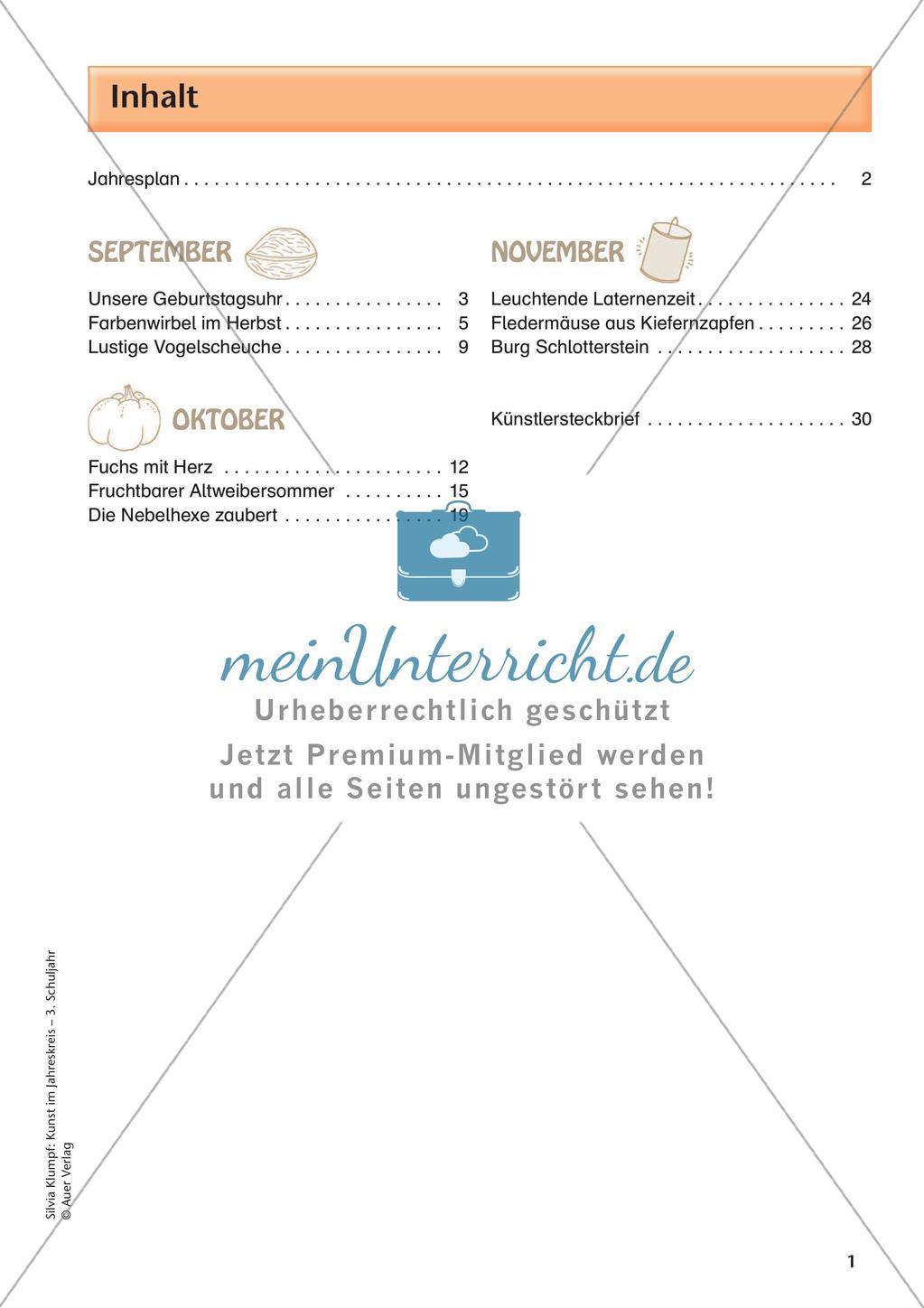 Kunst im Jahreskreis 3: Herbst Preview 3