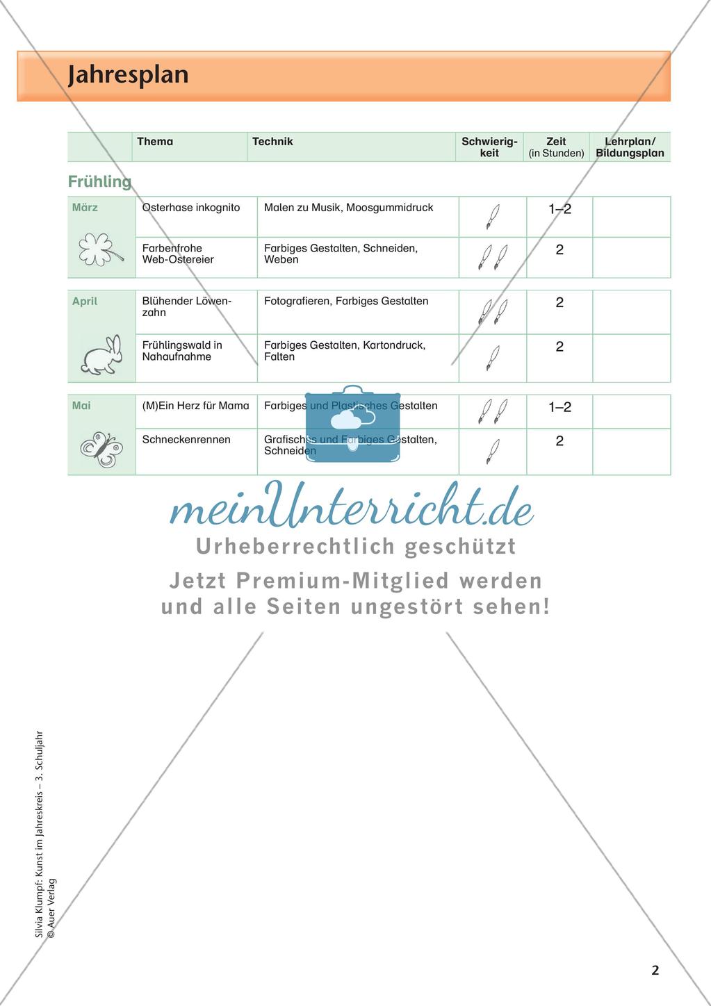 Kunst im Jahreskreis 3: Frühling Preview 4