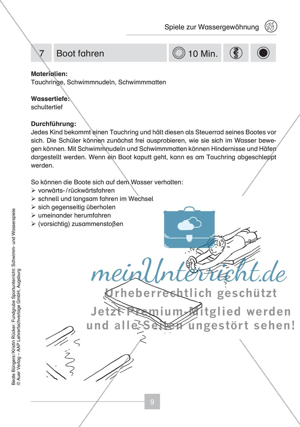 Schwimm- & Wasserspiele: Wassergewöhnung Preview 11