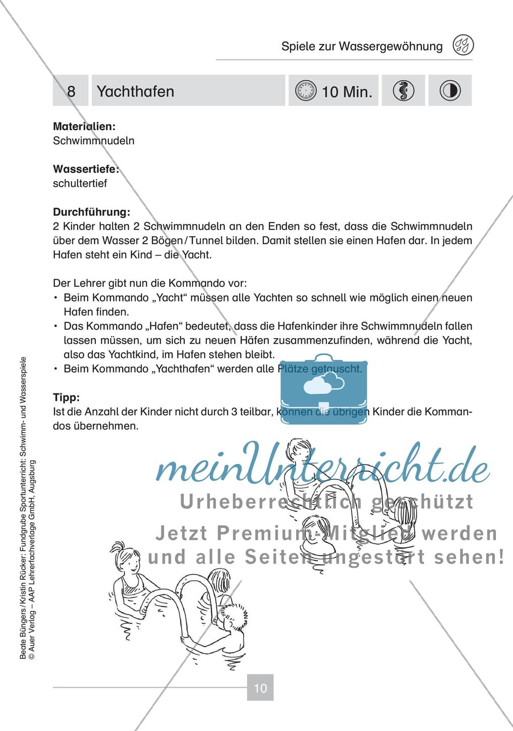 Schwimm- & Wasserspiele: Wassergewöhnung Preview 12