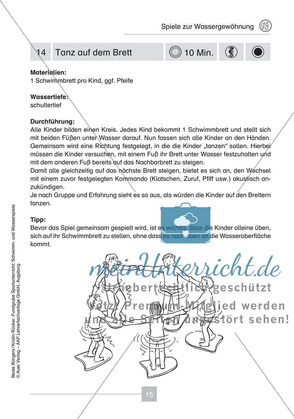 Schwimm- & Wasserspiele: Wassergewöhnung Preview 17