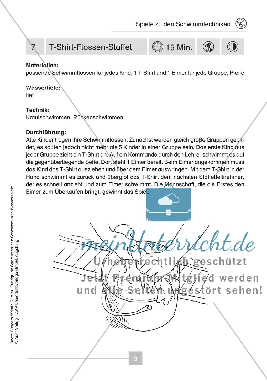 Schwimm- & Wasserspiele: Schwimmtechniken Preview 11