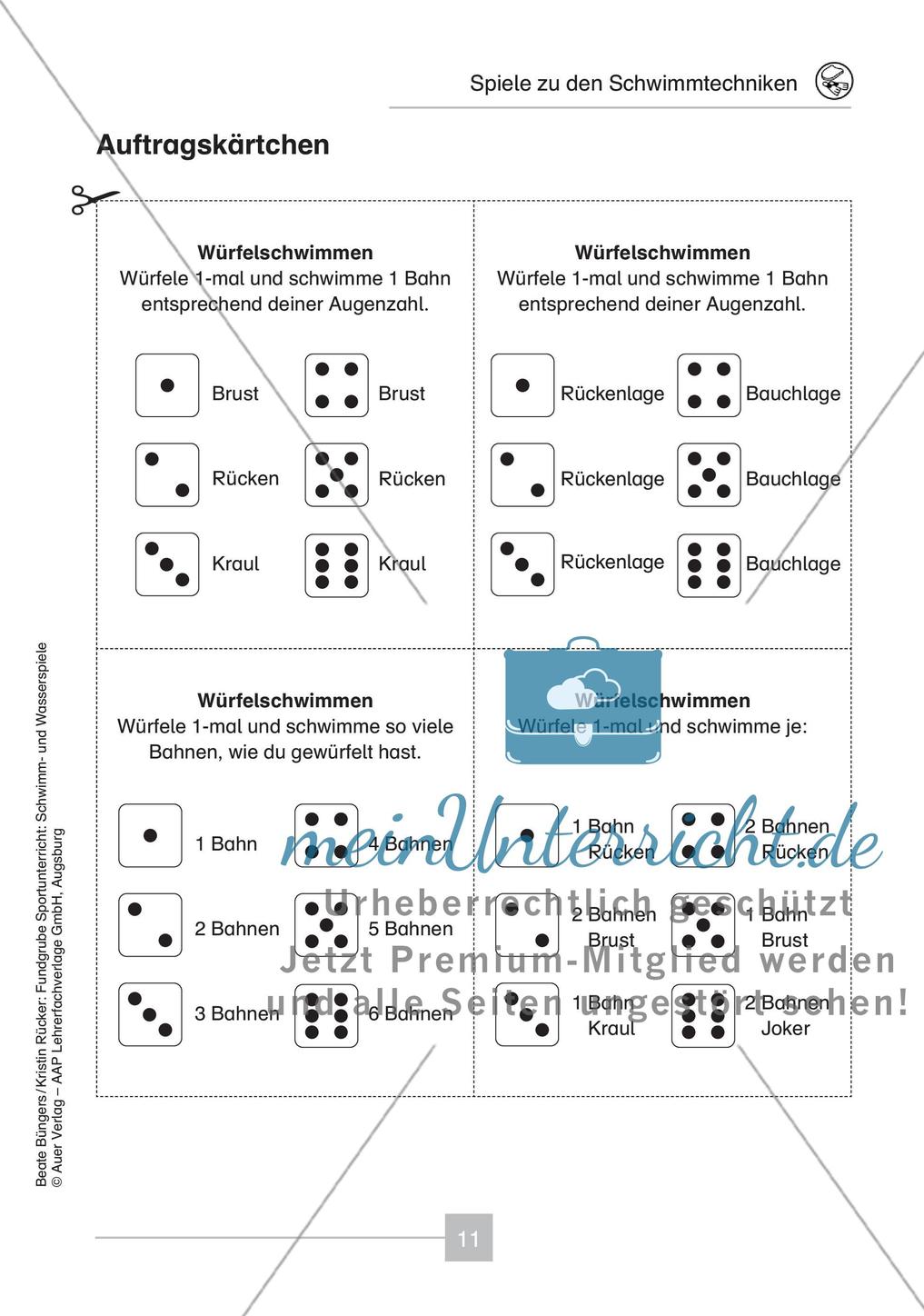 Schwimm- & Wasserspiele: Schwimmtechniken Preview 13