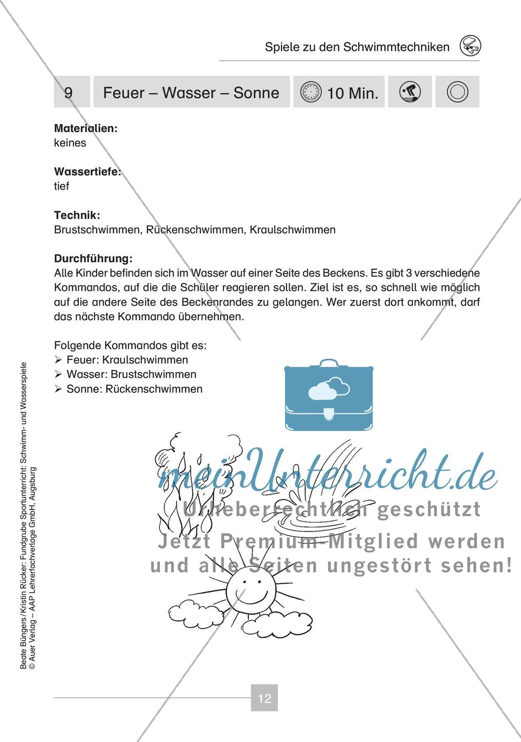 Schwimm- & Wasserspiele: Schwimmtechniken Preview 14