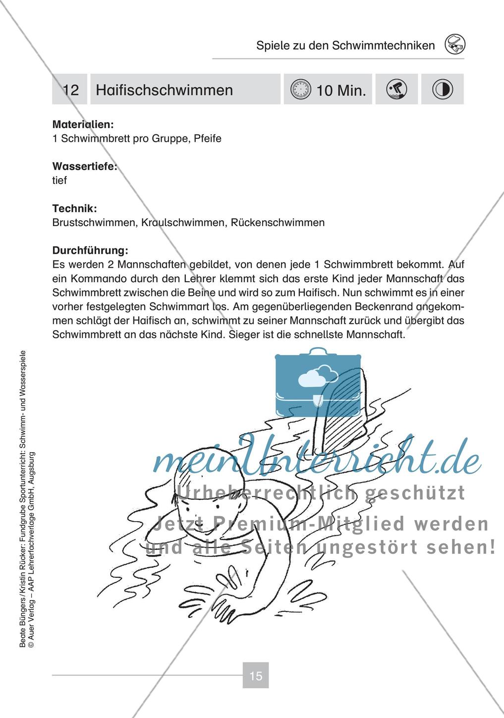 Schwimm- & Wasserspiele: Schwimmtechniken Preview 17