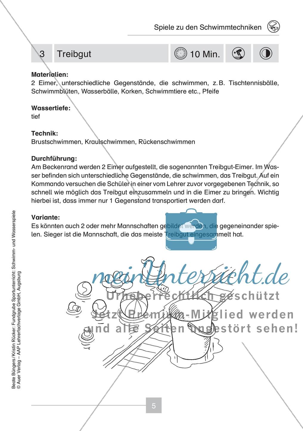 Schwimm- & Wasserspiele: Schwimmtechniken Preview 7