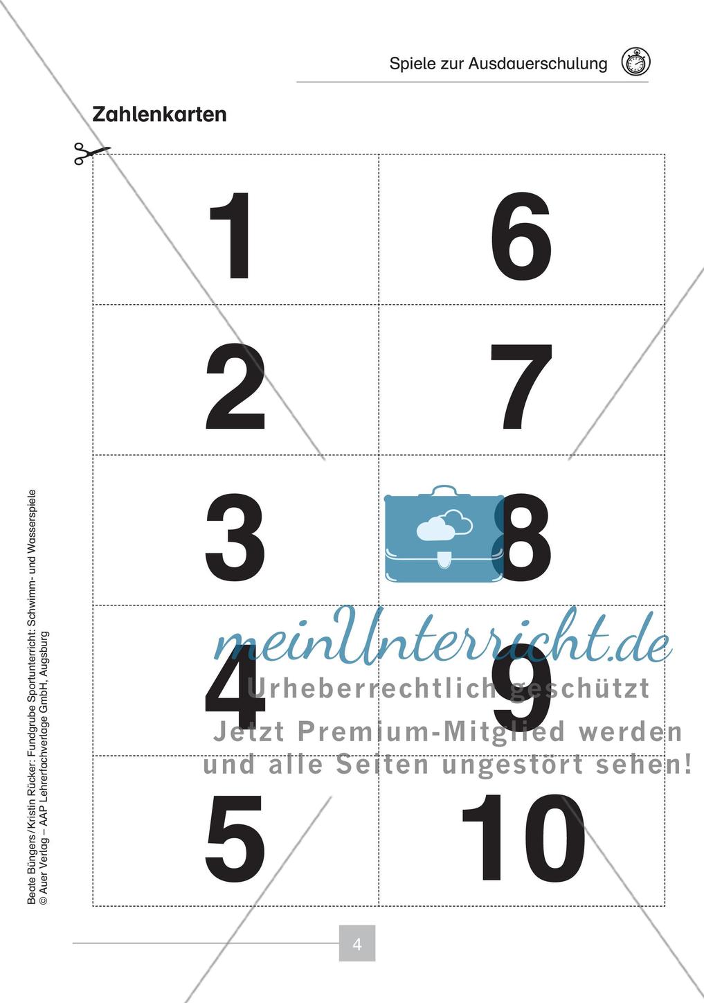 Schwimm- & Wasserspiele: Ausdauerschulung Preview 6