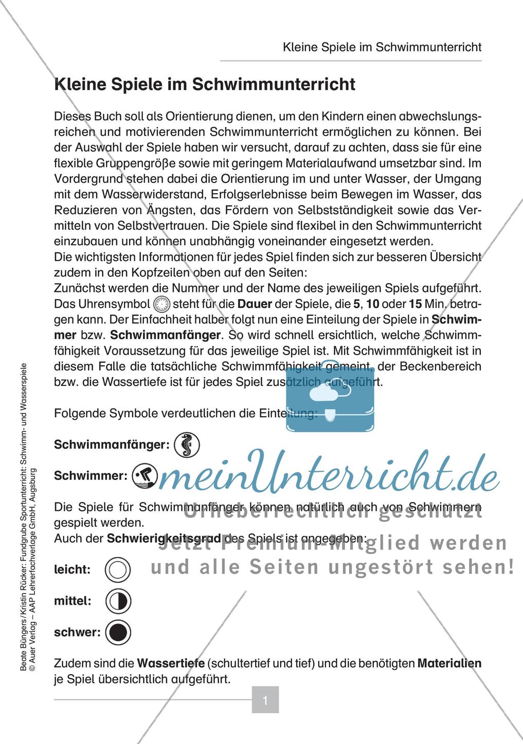 Schwimm- & Wasserspiele: Spiele mit dem Ball Preview 3