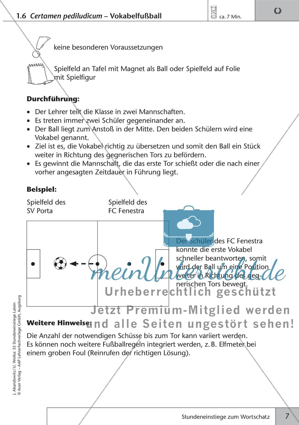 Stundeneinstiege zum Wortschatz Preview 9