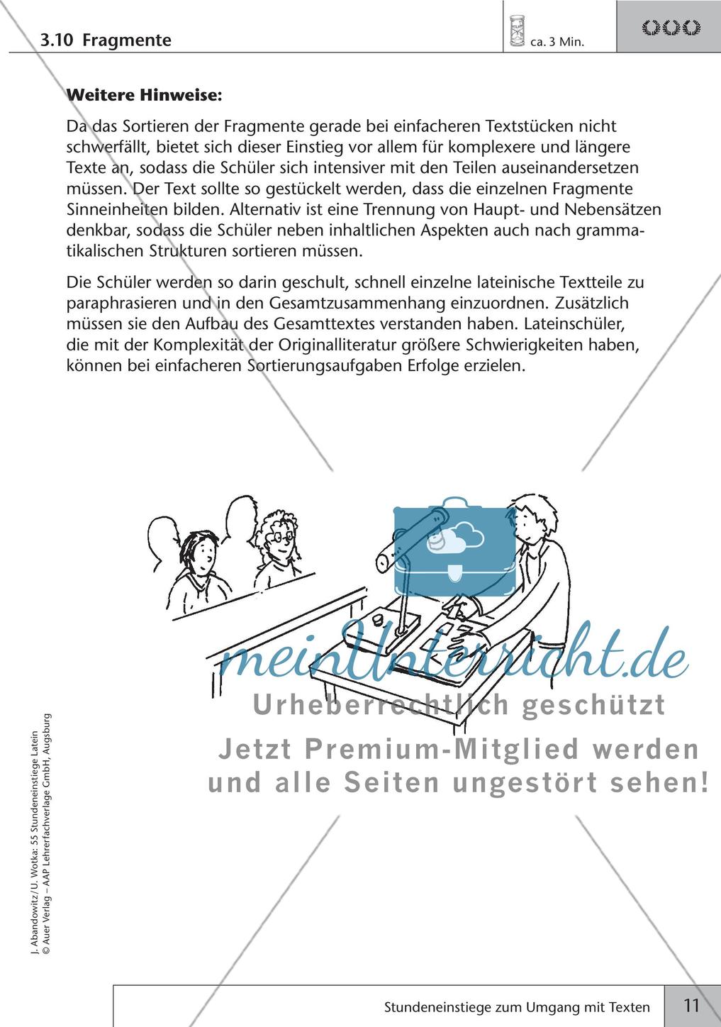 Stundeneinstiege zum Umgang mit Texten Preview 13