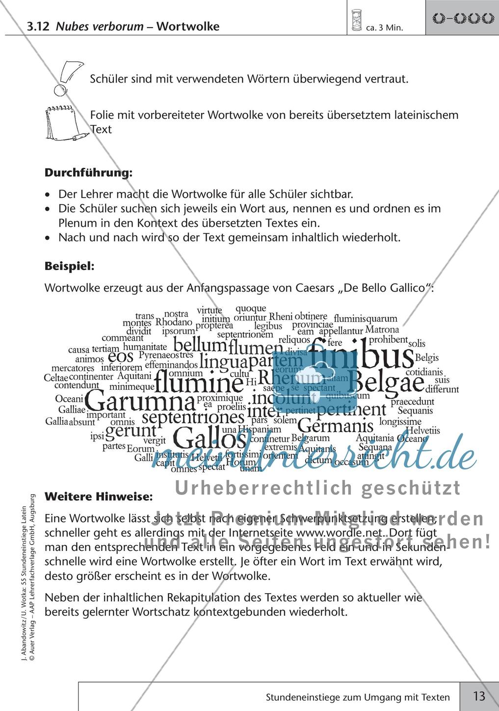 Stundeneinstiege zum Umgang mit Texten Preview 15