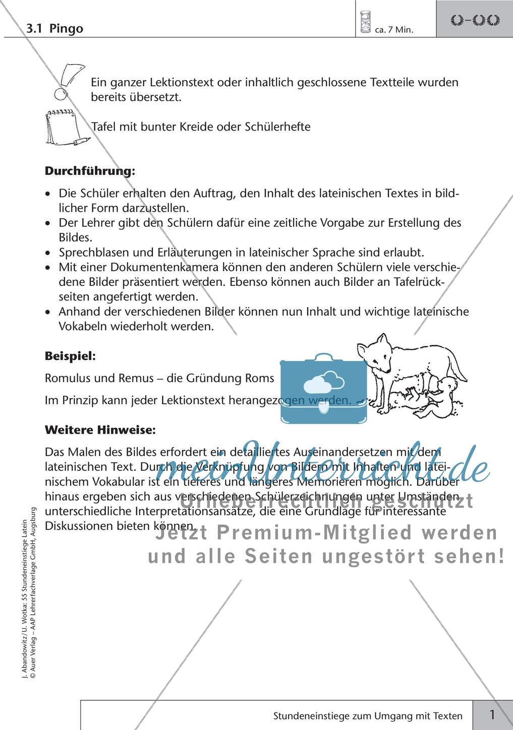 Stundeneinstiege zum Umgang mit Texten Preview 3