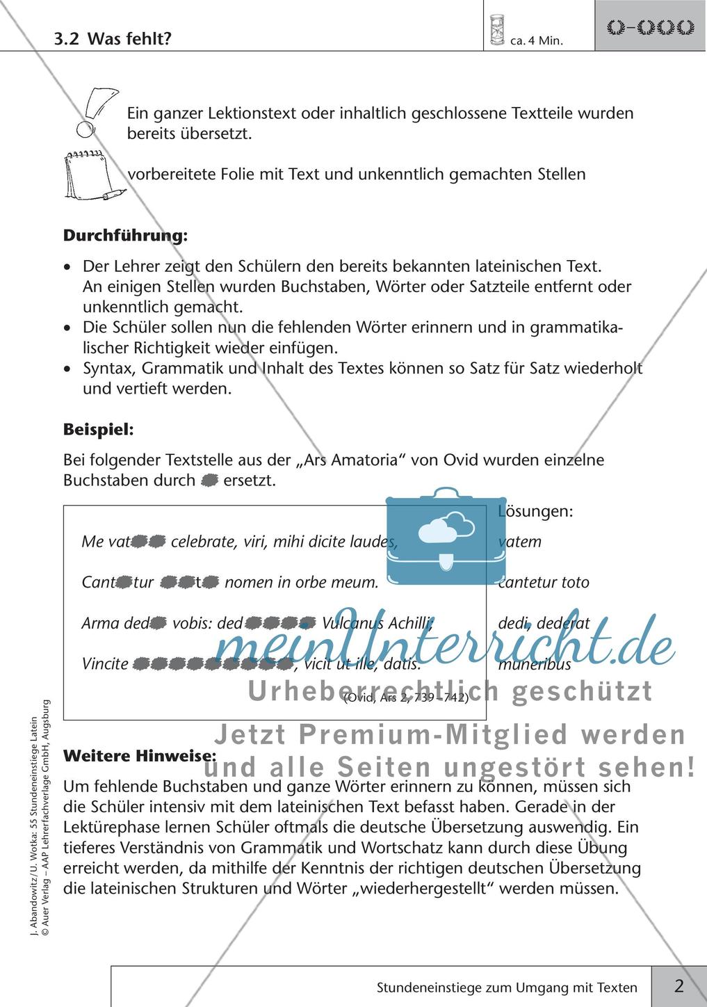 Stundeneinstiege zum Umgang mit Texten Preview 4