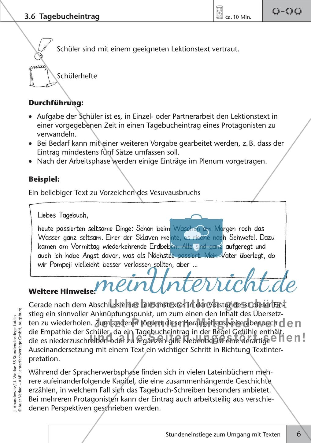 Stundeneinstiege zum Umgang mit Texten Preview 8