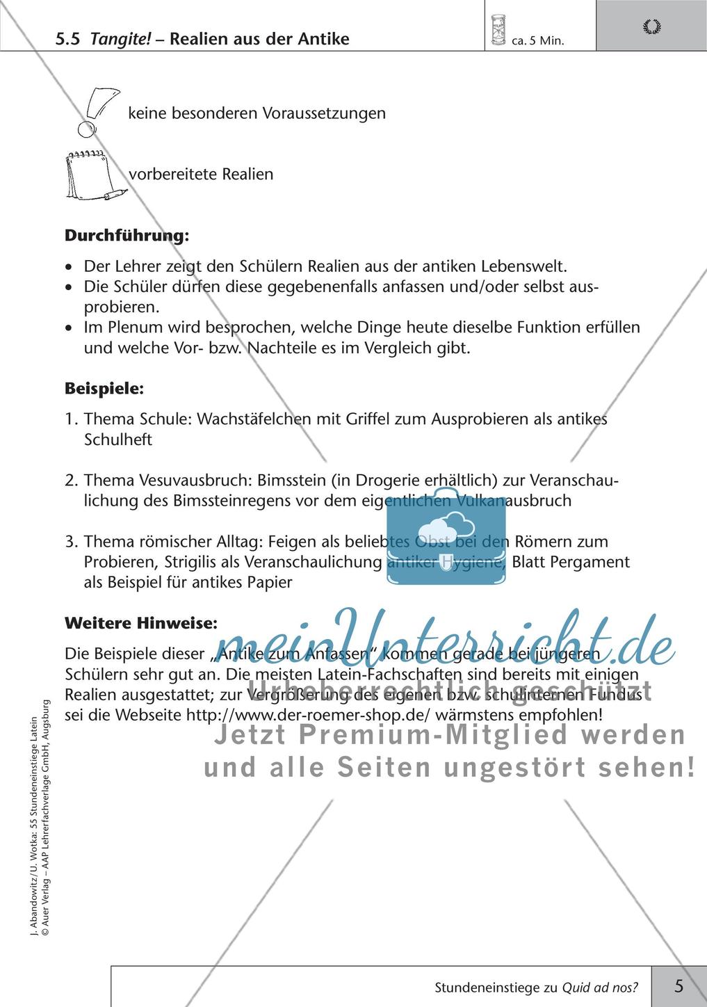 Stundeneinstiege zu Quid ad nos? Preview 7