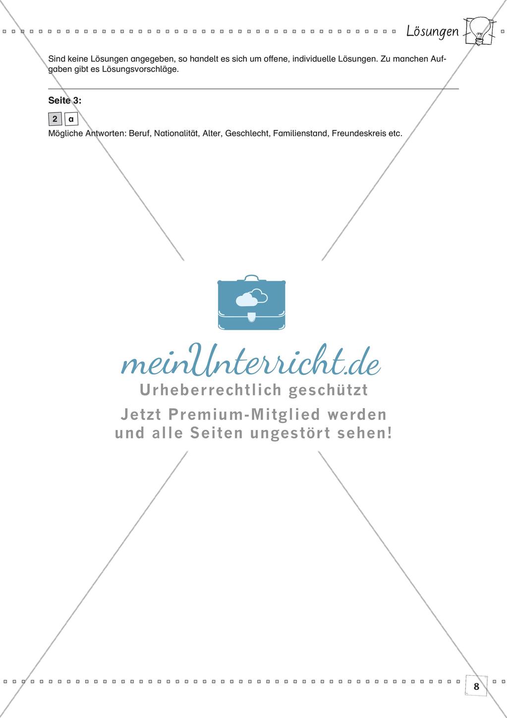 Politik kooperativ - Identität und Lebensgestaltung: Vorurteile Preview 10