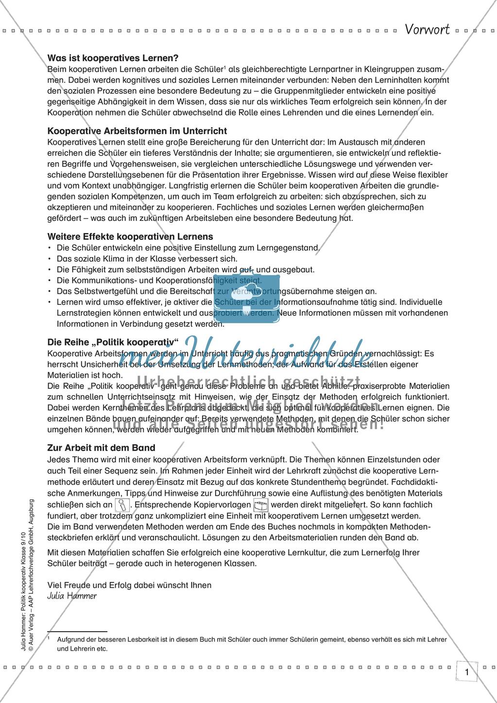 Politik kooperativ - Sozialstaat Deutschland: Faires Einkommen Preview 3