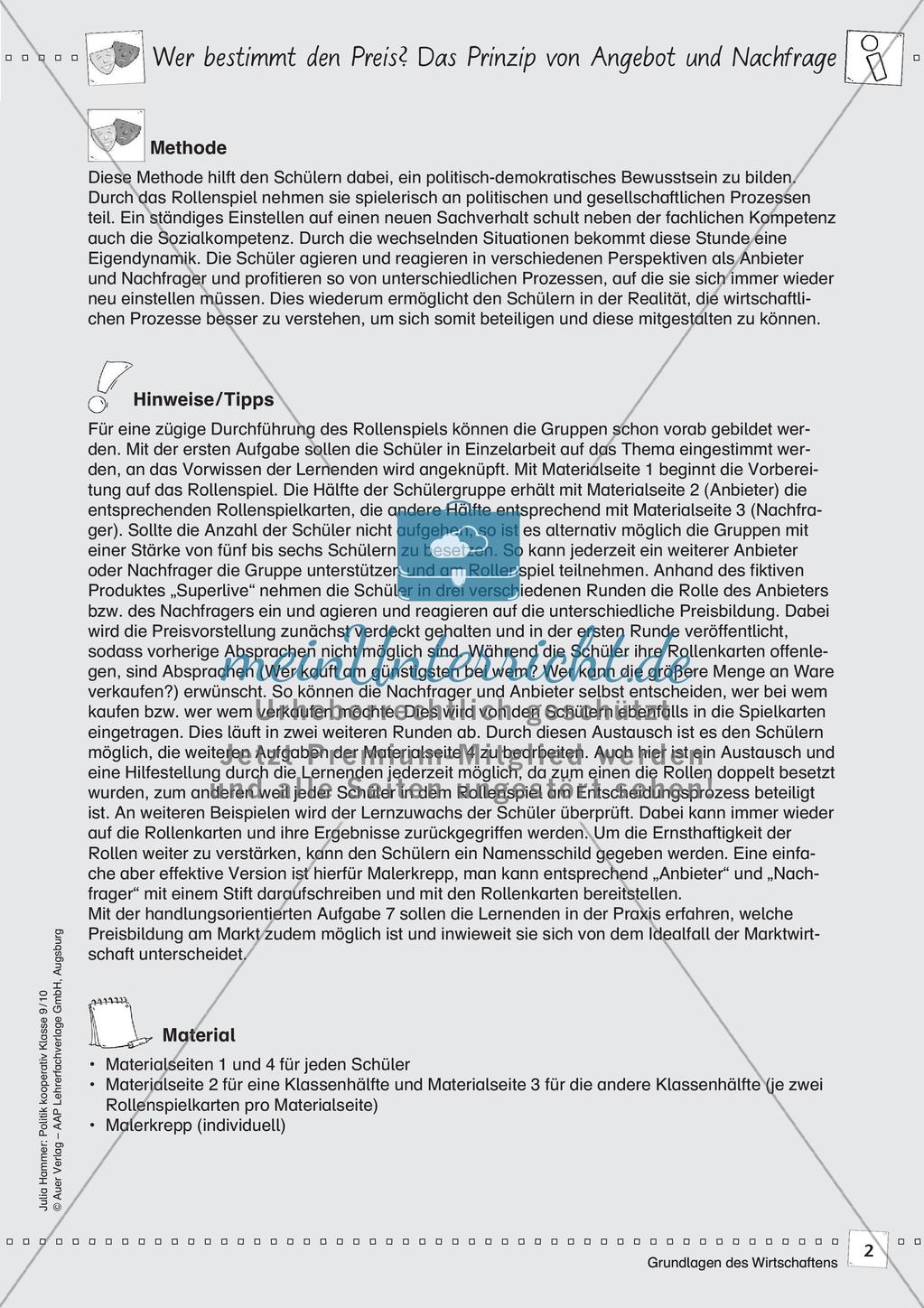Politik kooperativ: Grundlagen des Wirtschaftens Preview 4