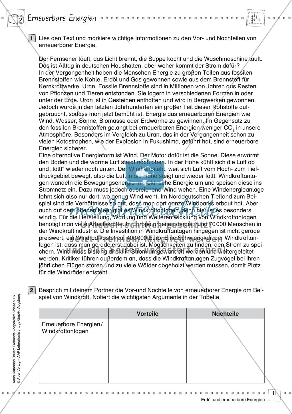 Erdkunde kooperativ: Erdöl und erneuerbare Energien Preview 13