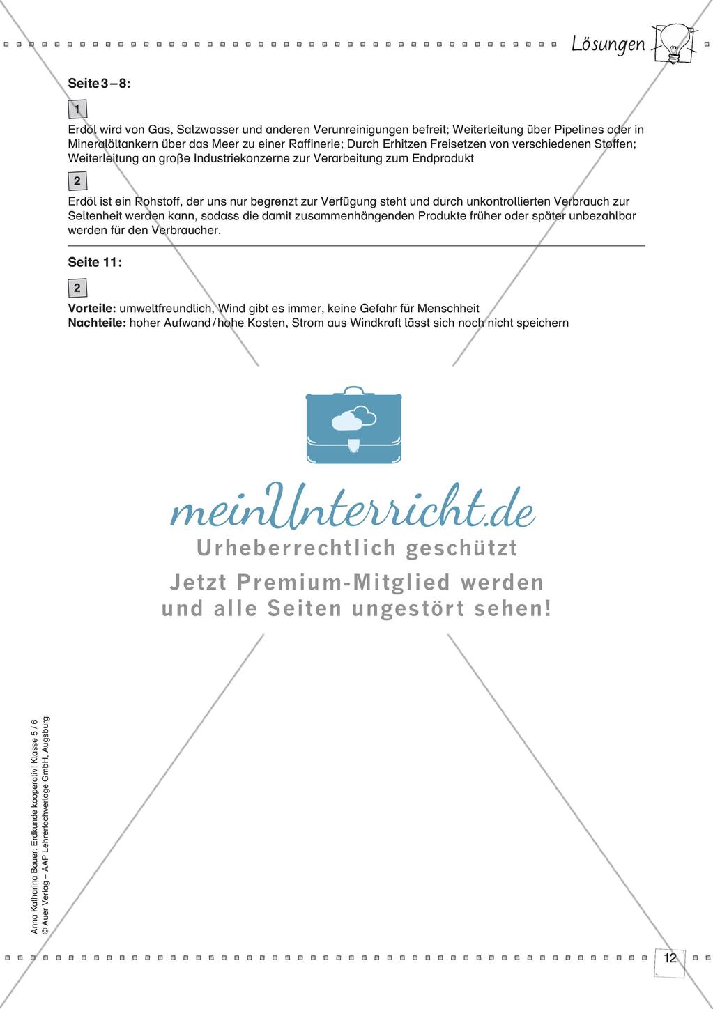Erdkunde kooperativ: Erdöl und erneuerbare Energien Preview 14