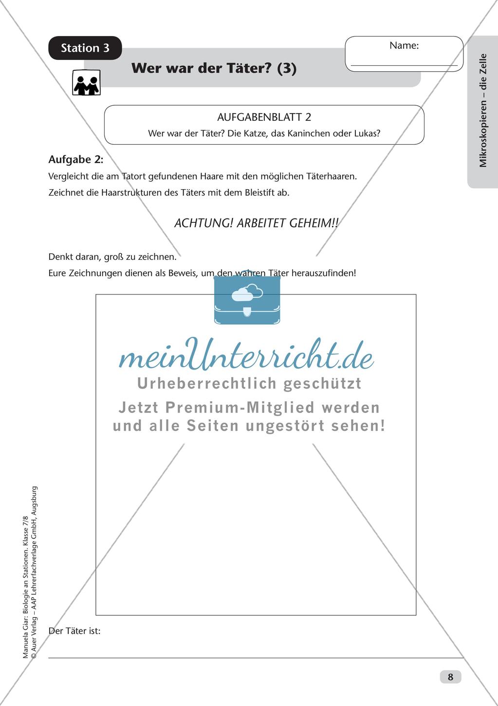 Stationsarbeit zum Thema