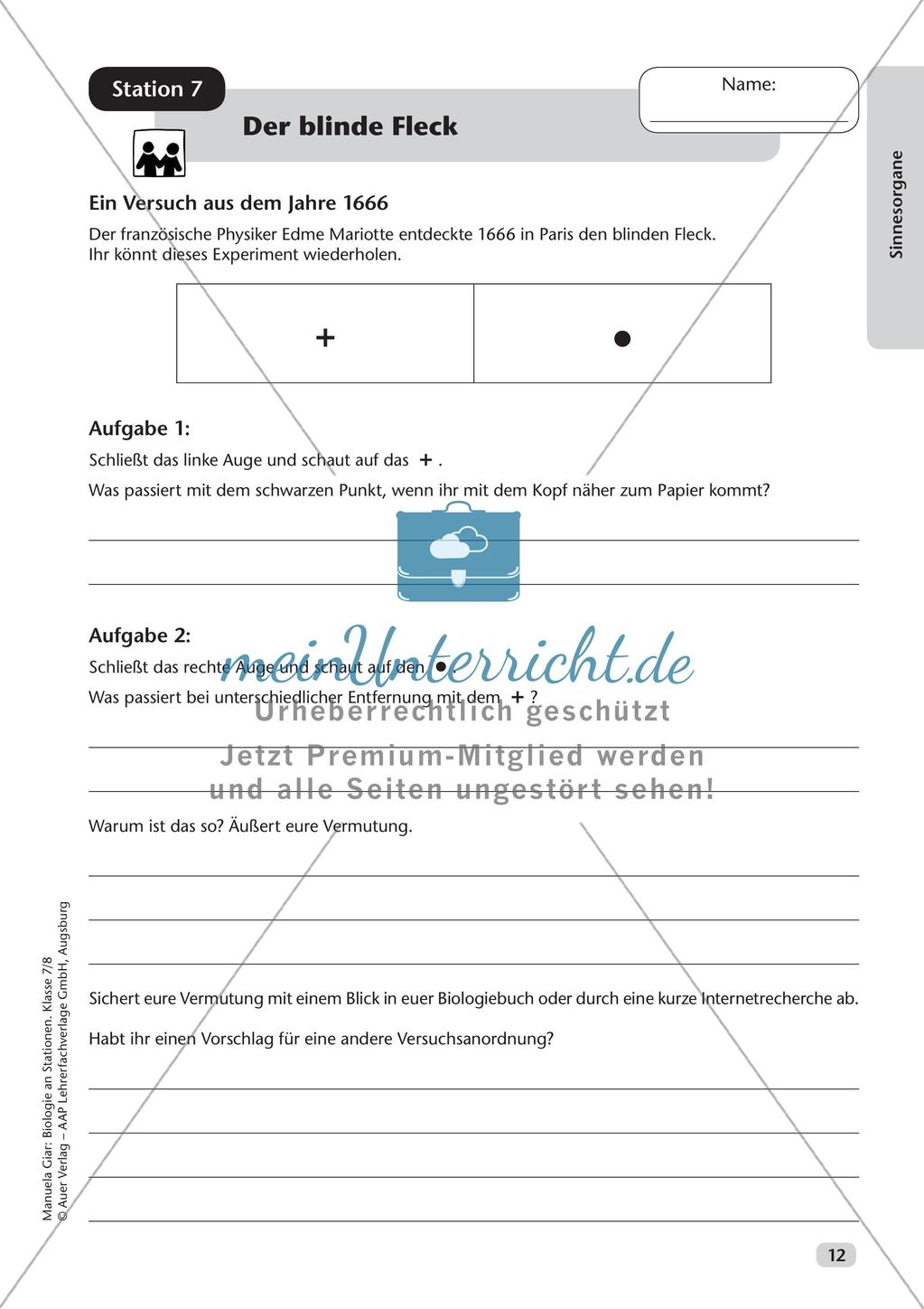 Stationsarbeit zum Thema