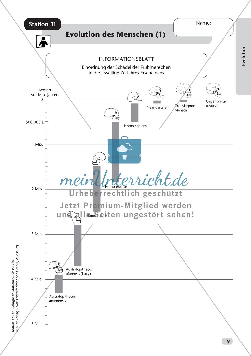 Stationsarbeit zum Thema