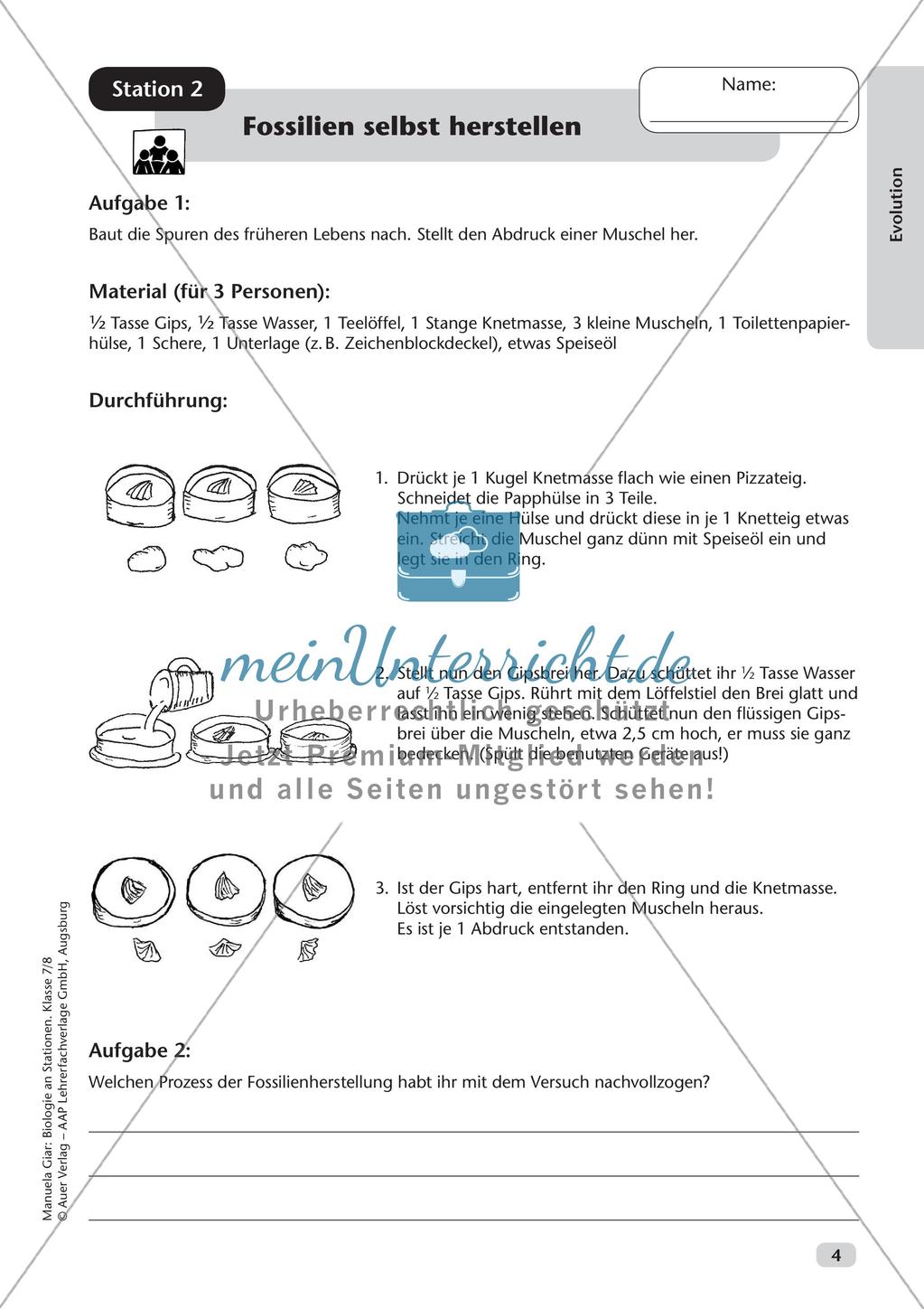 Stationsarbeit zum Thema