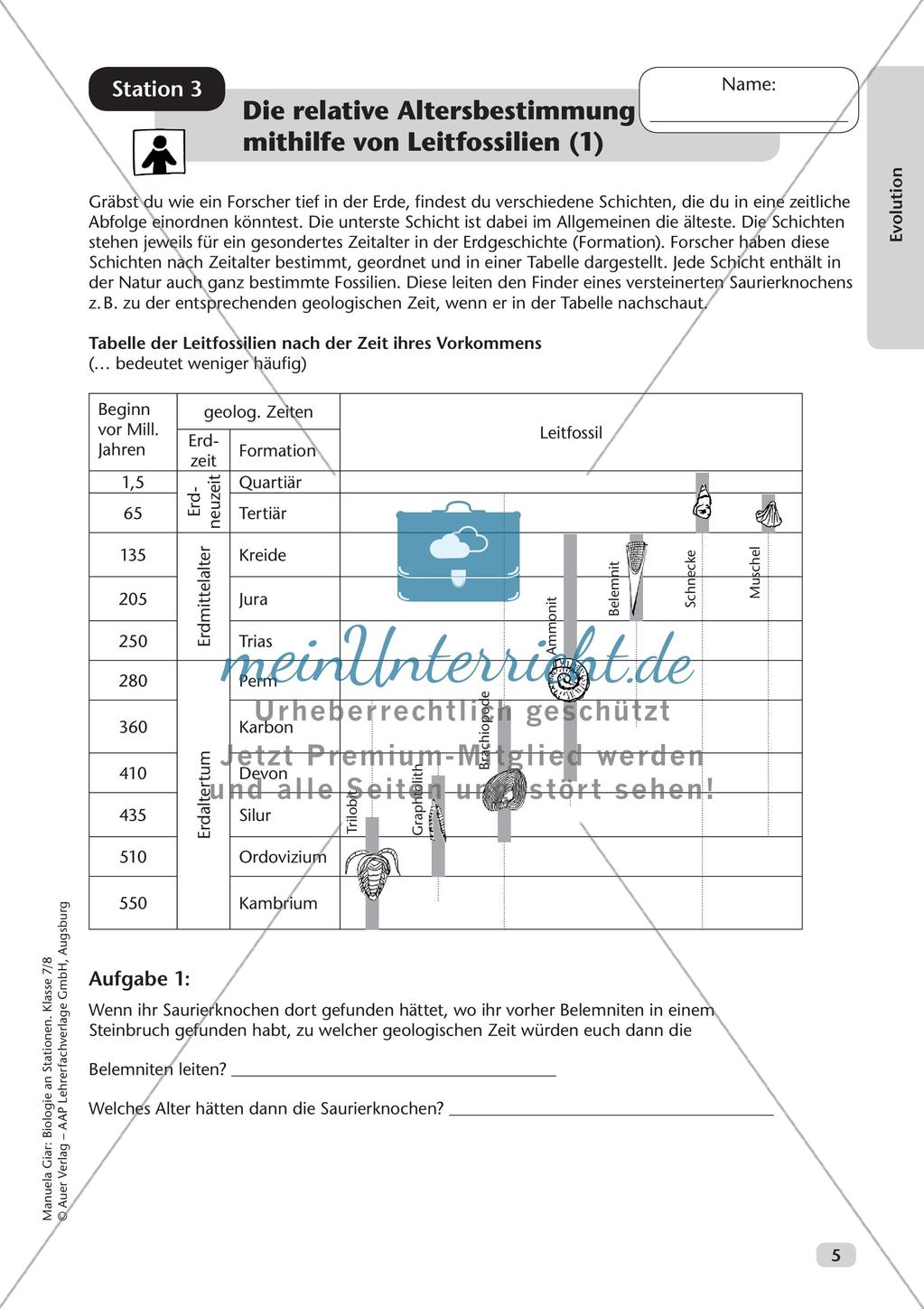 Stationsarbeit zum Thema