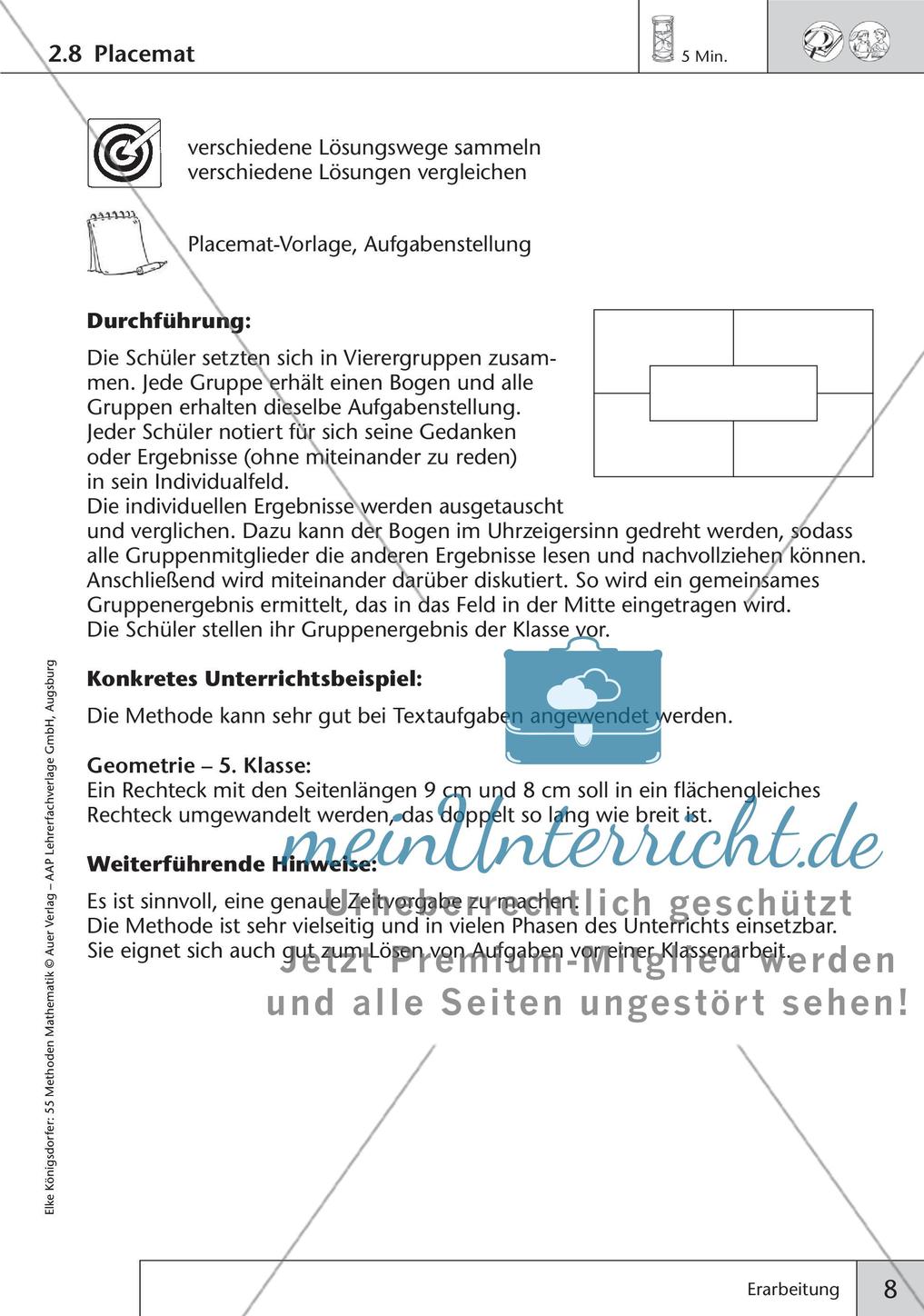 Methoden Mathematik: Erarbeitung Preview 10