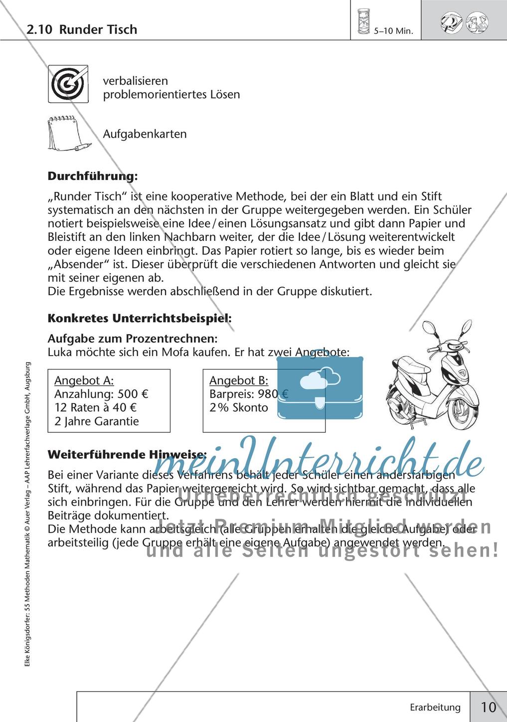 Methoden Mathematik: Erarbeitung Preview 12