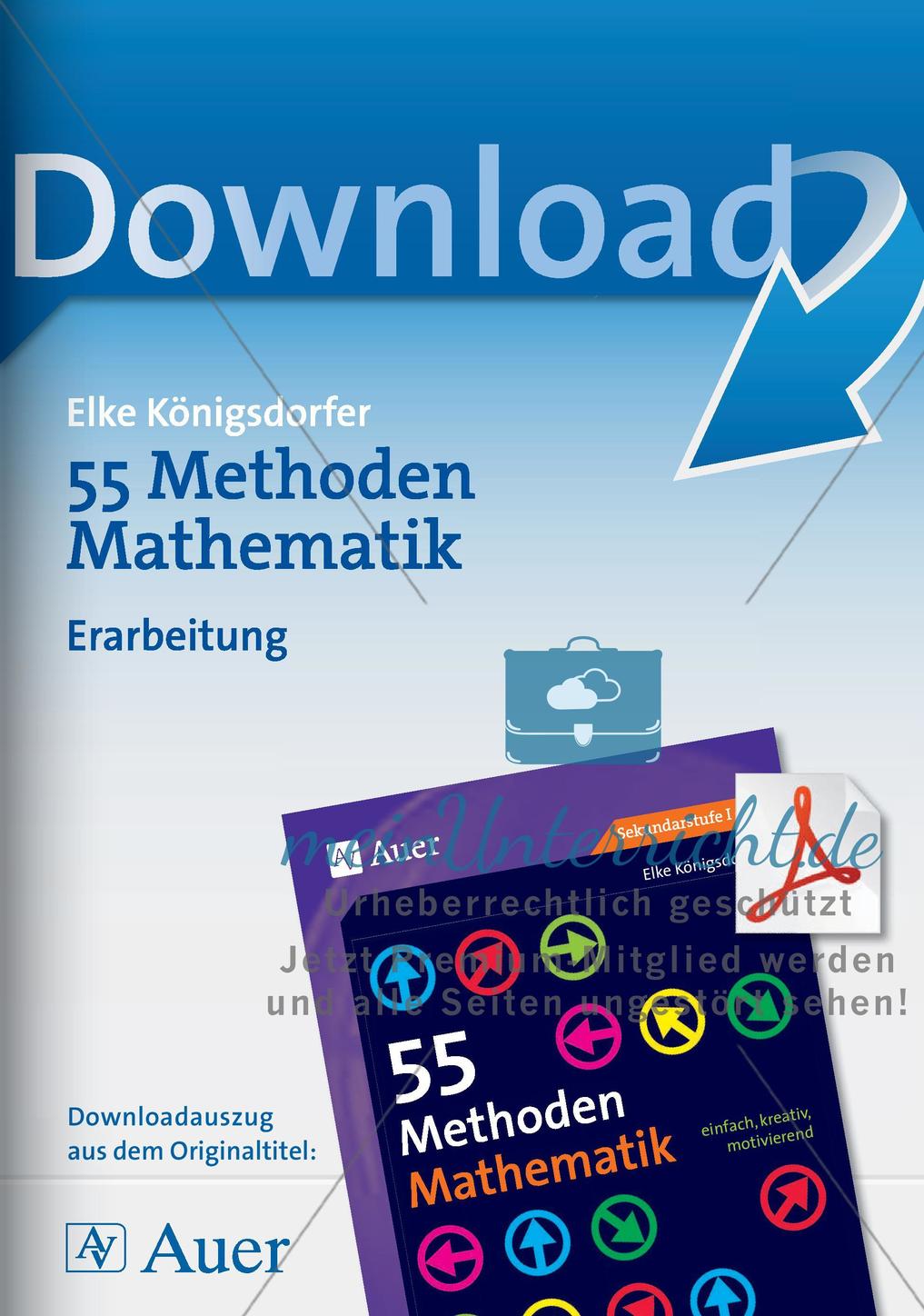 Methoden Mathematik: Erarbeitung Preview 1