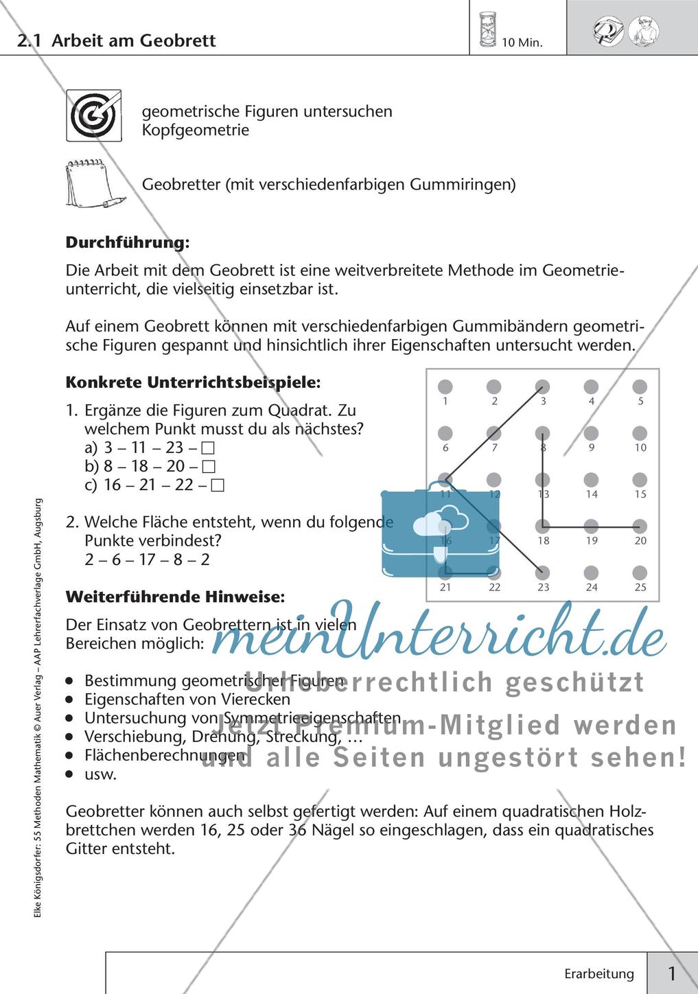 Methoden Mathematik: Erarbeitung Preview 3