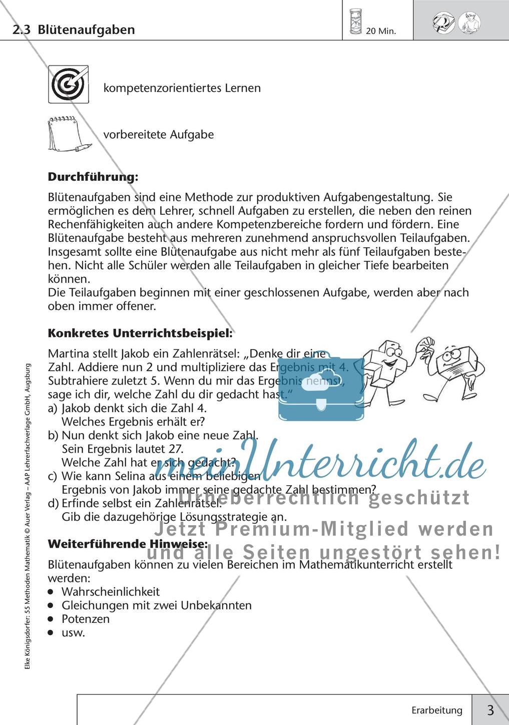 Methoden Mathematik: Erarbeitung Preview 5