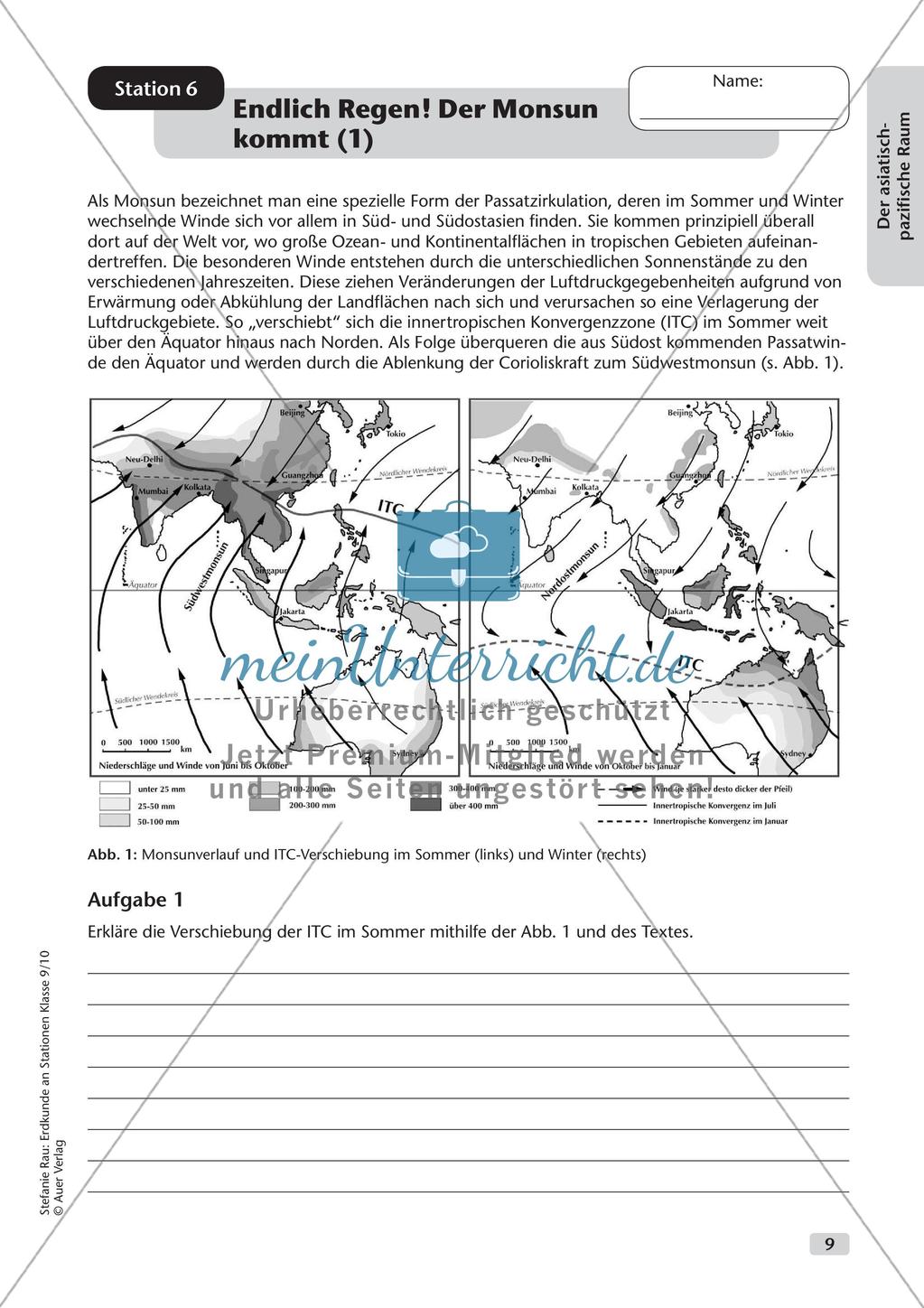 Erdkunde an Stationen: Der asiatisch-pazifische Raum Preview 11