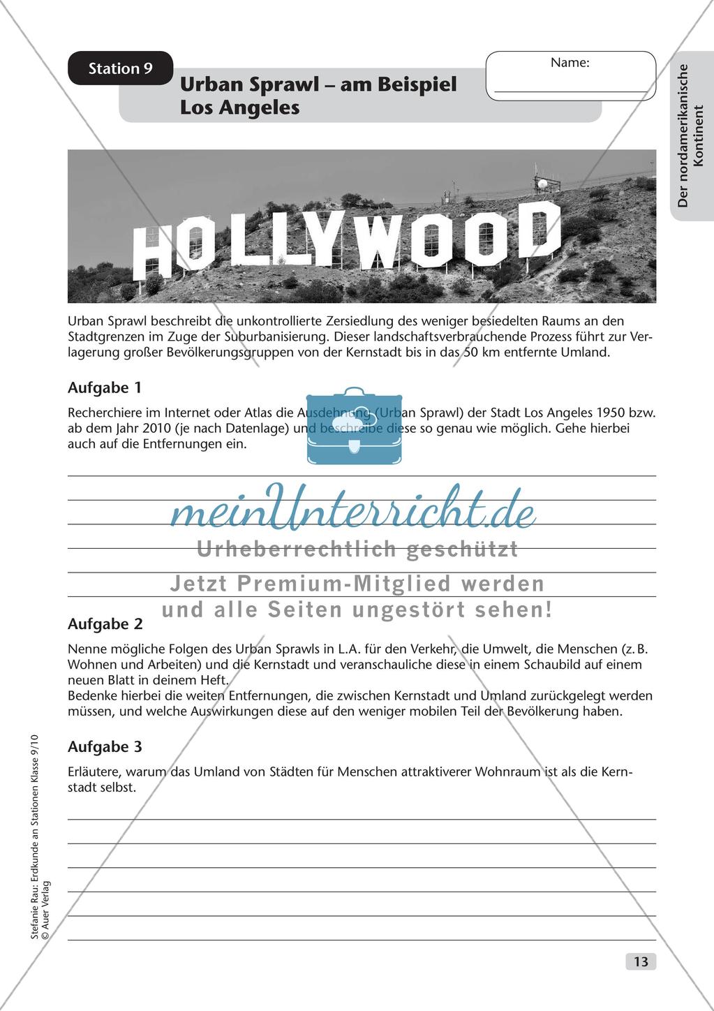 Erdkunde an Stationen: Der nordamerikanische Kontinent Preview 15
