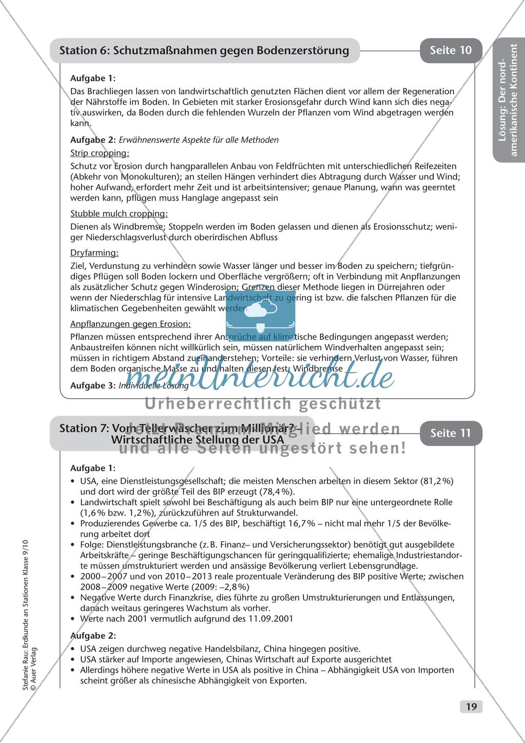 Erdkunde an Stationen: Der nordamerikanische Kontinent Preview 21