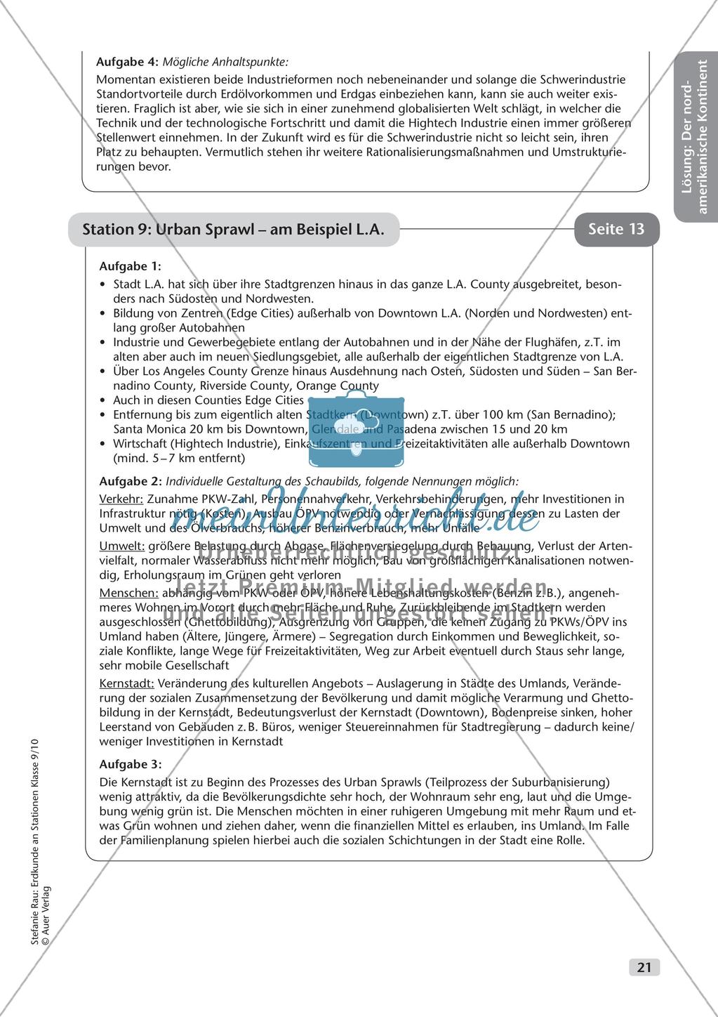 Erdkunde an Stationen: Der nordamerikanische Kontinent Preview 23