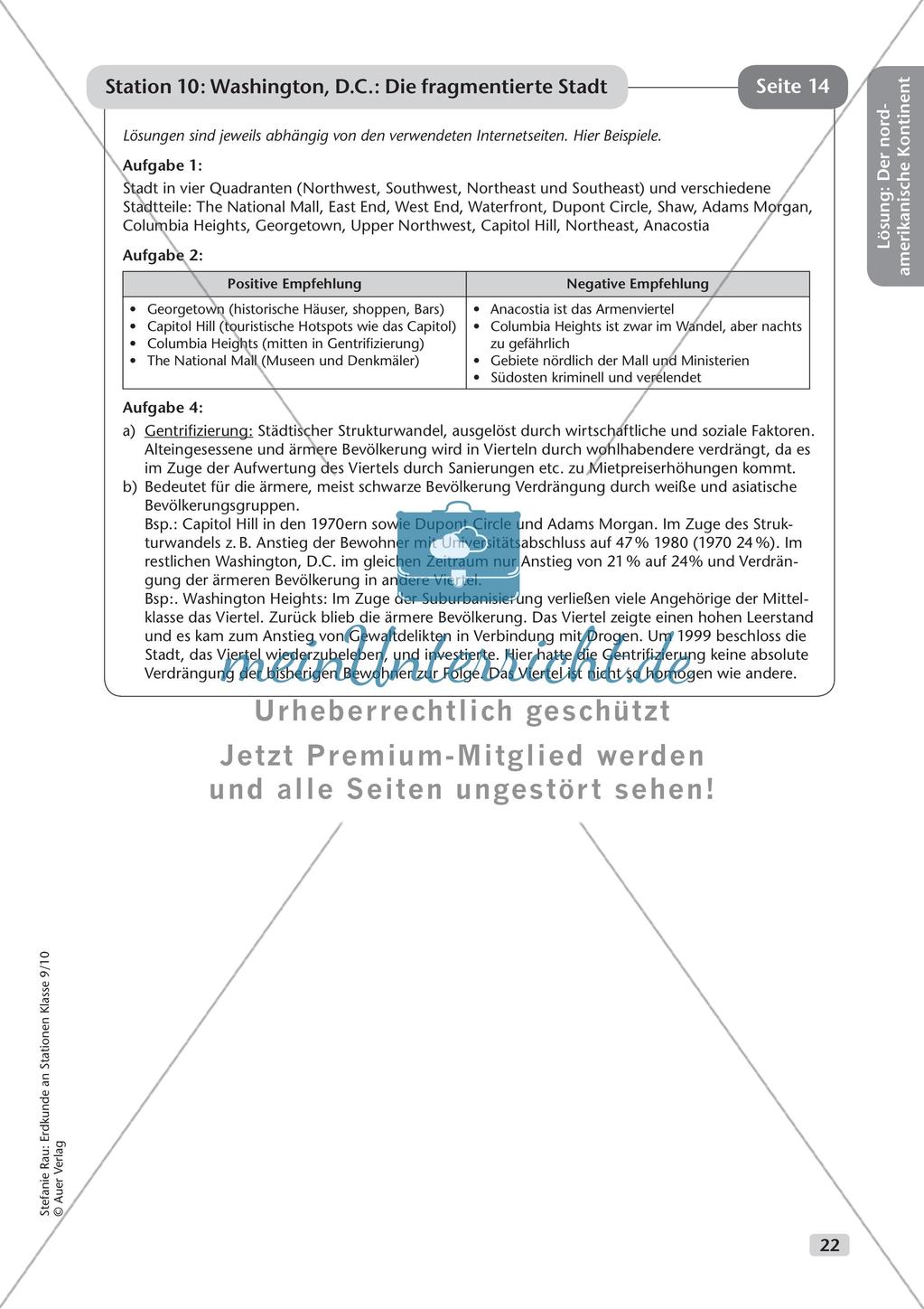 Erdkunde an Stationen: Der nordamerikanische Kontinent Preview 24
