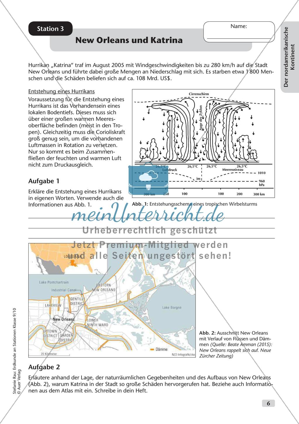 Erdkunde an Stationen: Der nordamerikanische Kontinent Preview 8