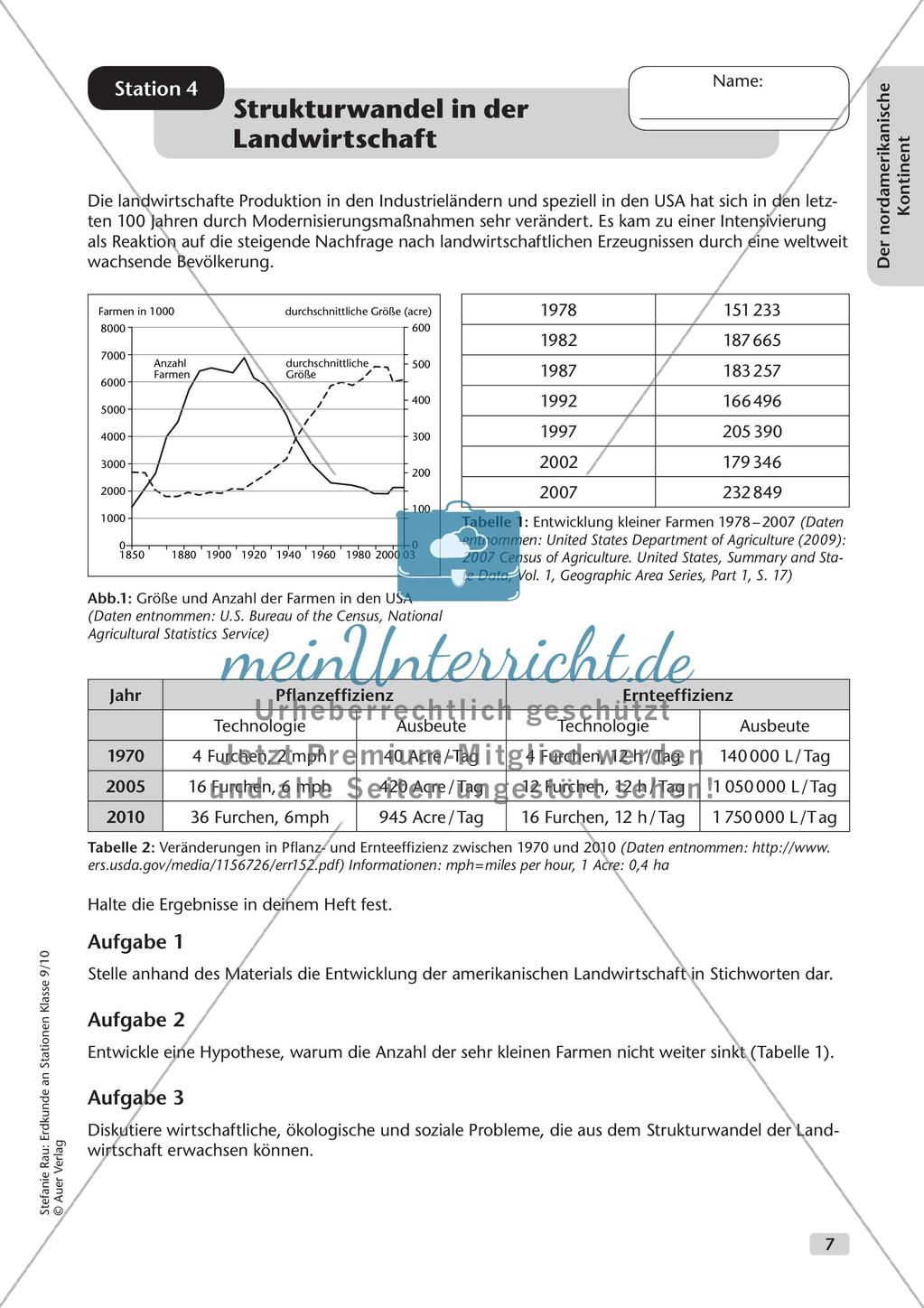 Erdkunde an Stationen: Der nordamerikanische Kontinent Preview 9