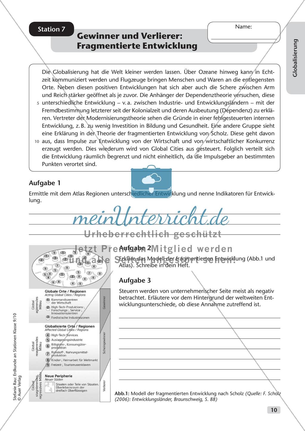 Erdkunde an Stationen: Globalisierung Preview 12